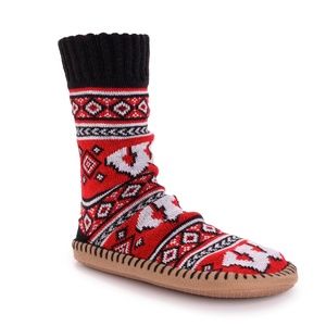 BRAND NEW  Wisconsin Badgers Team Game Day Slipper Socks